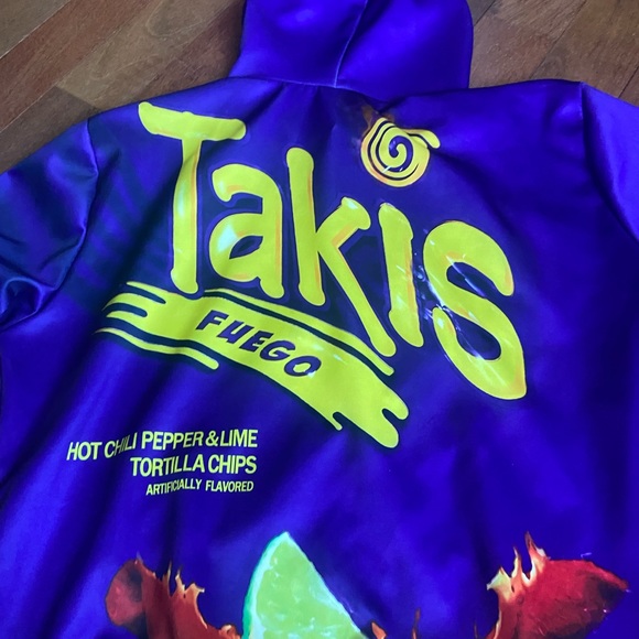 Takis and Hot Cheeto Hoodies Mens Small - Picture 3 of 8